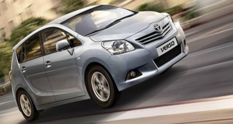  - Toyota Verso : monospace le plus sûr de l'année 2010 selon l'EuroNCAP