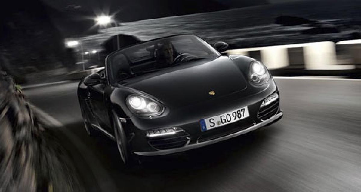 Porsche Black Edition, maintenant le Boxster