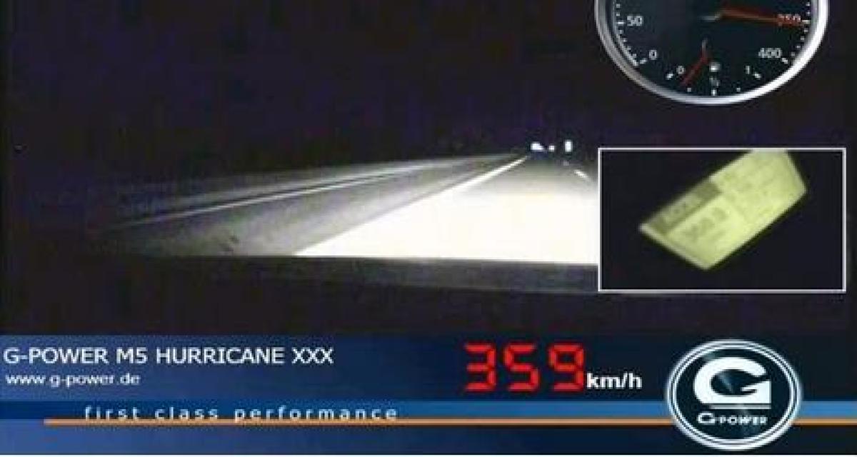 Vidéo : confirmation, la BMW M5 Hurricane RS par G-Power pousse méchamment fort