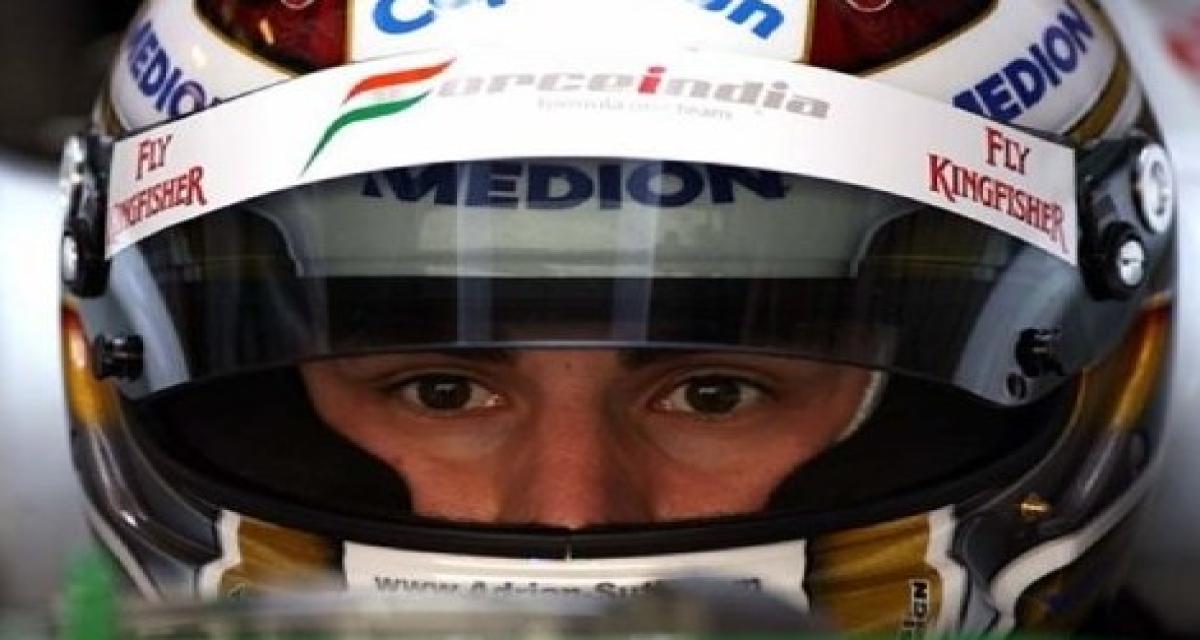 F1 essais : Adrian Sutil en tête