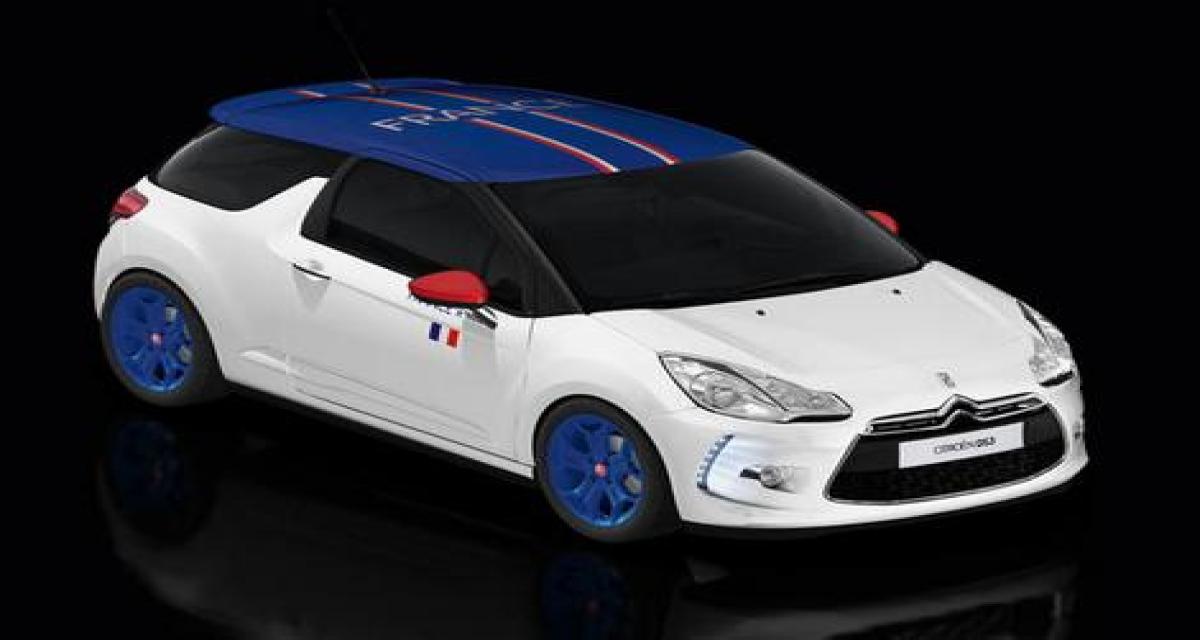 France Vs Brésil : la Citroën DS3 personnalisée aux couleurs des équipes