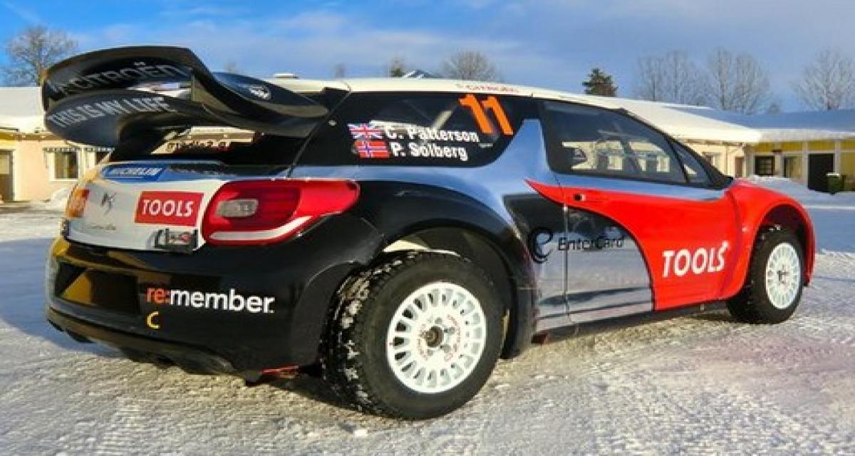 WRC: les nouvelles couleurs de la DS3 WRC de Petter Solberg 
