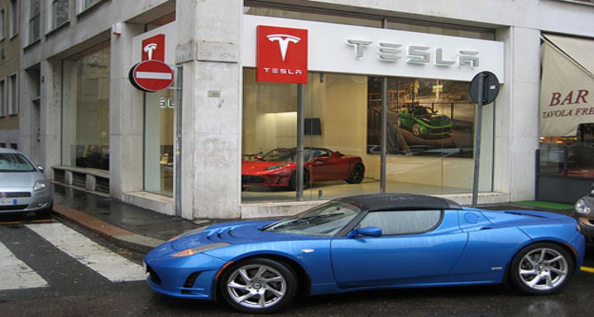 Tesla ouvre boutique à Milan