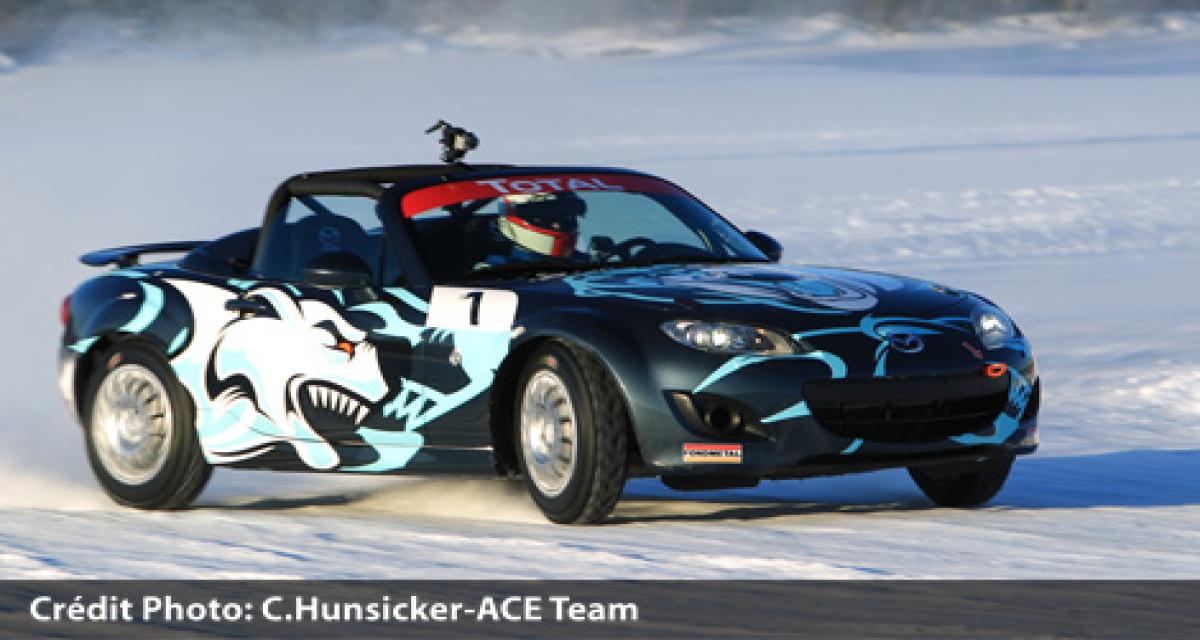 Mazda MX5 Ice Race: chaleurs dans le grand nord
