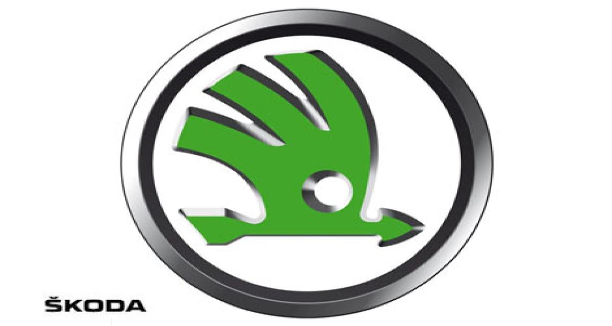 Officiel : le nouveau logo Skoda