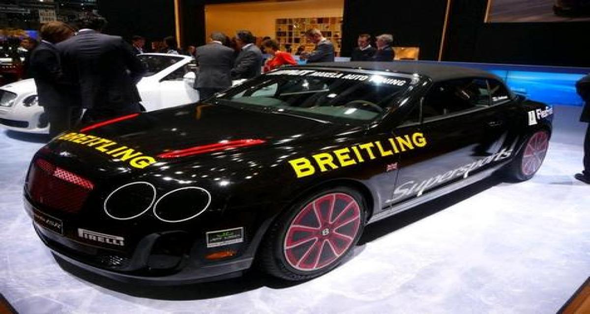 Salon de Genève 2011 Live : Bentley Continental Supersports Ice Speed Record