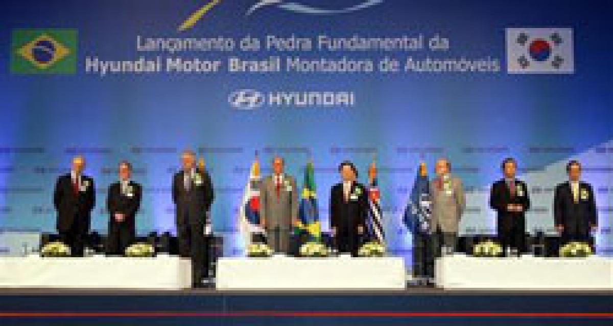 Hyundai débute les travaux de son usine au Brésil