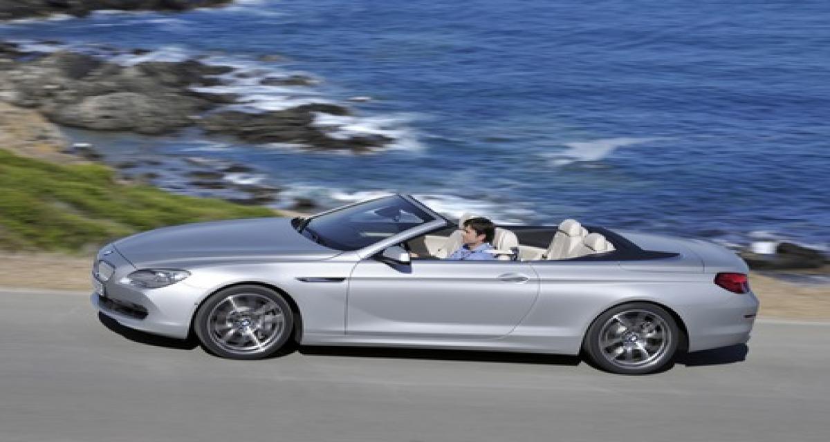 BMW Série 6 Cabriolet : 87 900 euros le ticket d'entrée