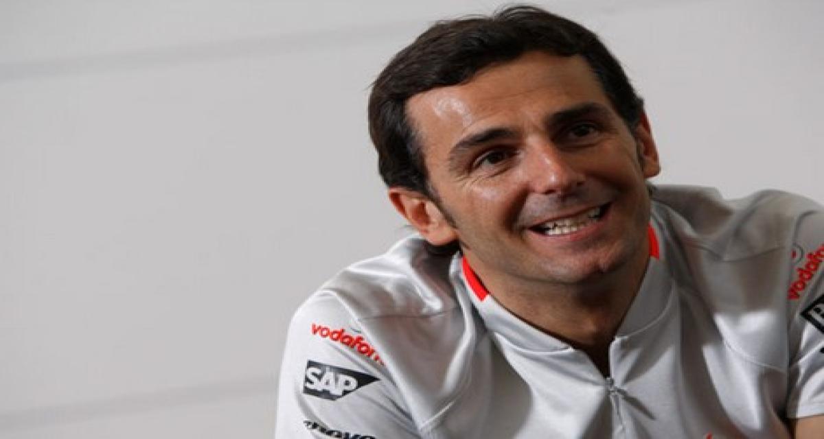 Pedro de la Rosa reprend son poste de pilote d'essais McLaren