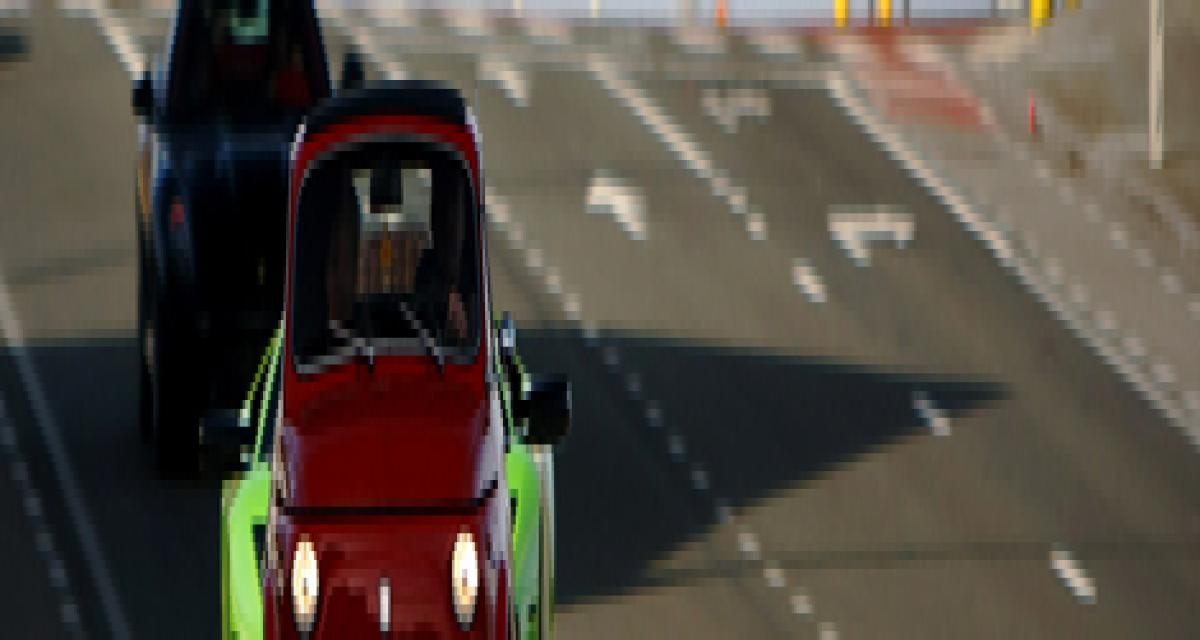 La photo du jour: Fiat 500 et Lamborghini Murcielago