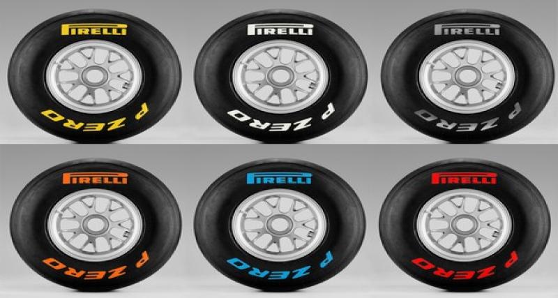  - F1: Pirelli propose six gommes différentes en 2011