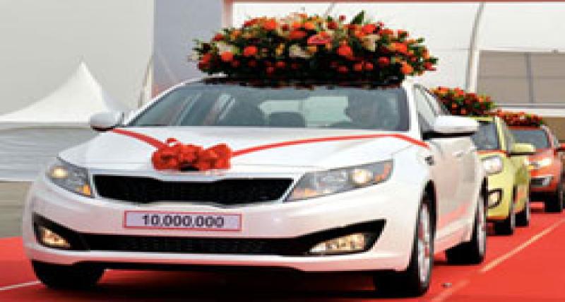  - Kia, 10 millions de véhicules exportés