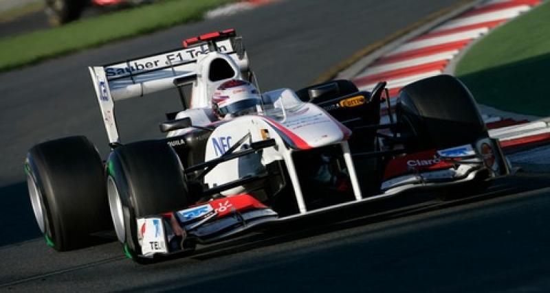  - F1 Melbourne: Les Sauber exclues de la course