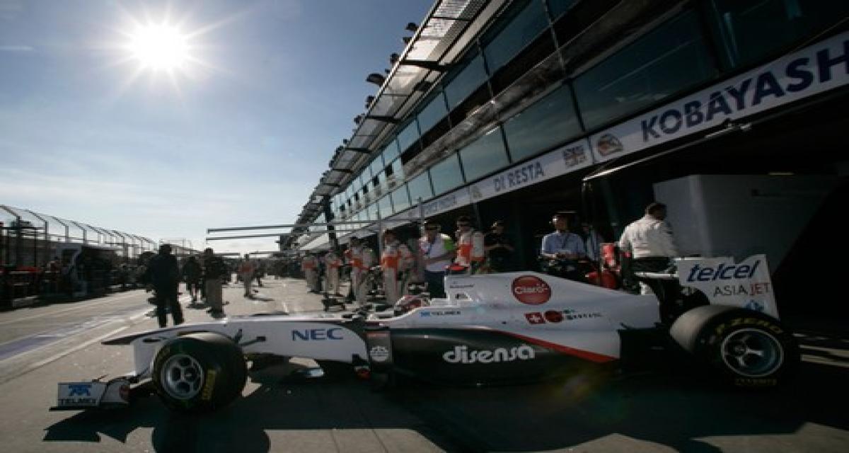 F1: Sauber renonce finalement à son appel
