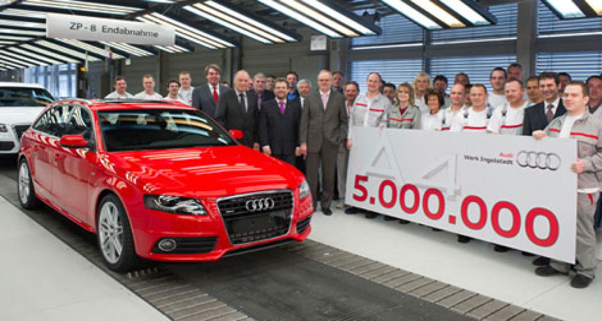 Audi A4, 4 générations et 5 millions