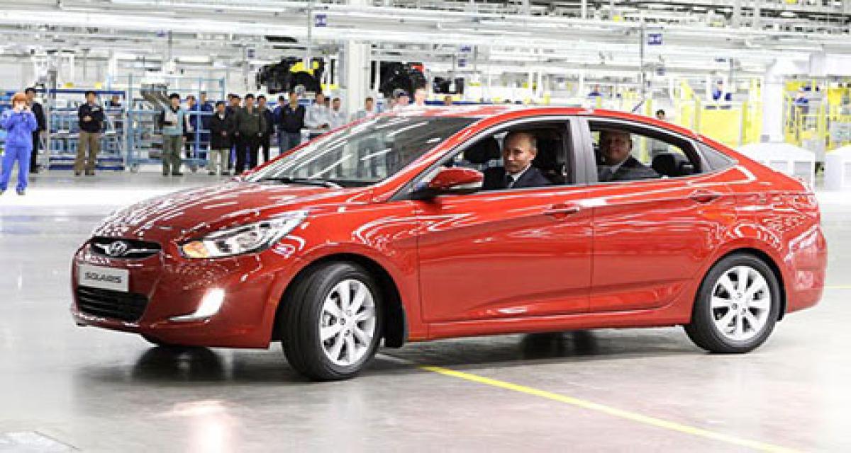 Hyundai commence à exporter depuis la Russie