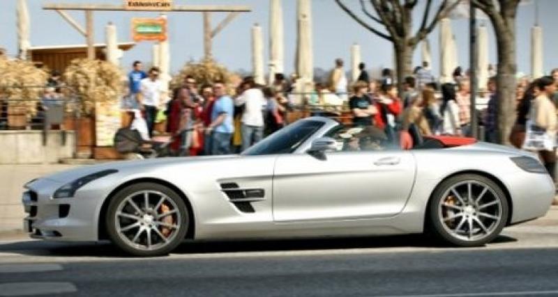  - La Mercedes SLS AMG Roadster découverte avant l'heure