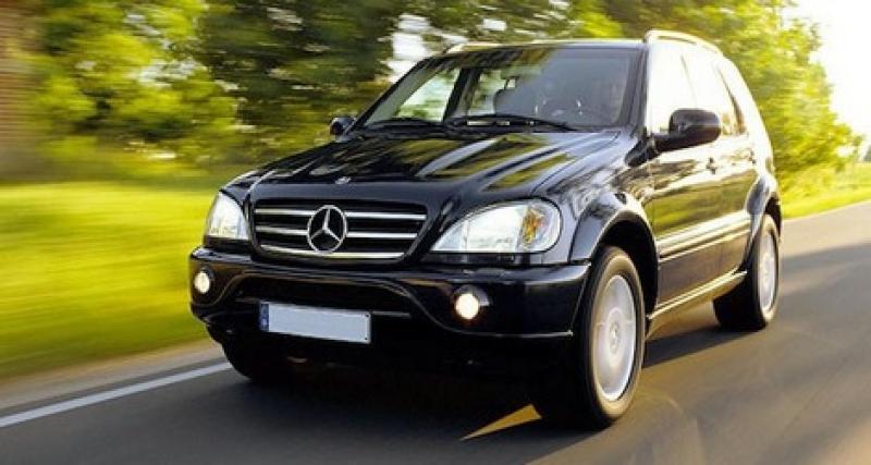  - Plus de 130 000 Mercedes Classe M au rappel aux USA