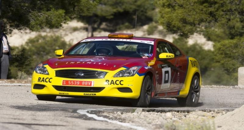  - Pas "en course" mais partenaire et visible : Infiniti au championnat d'Espagne des Rallyes
