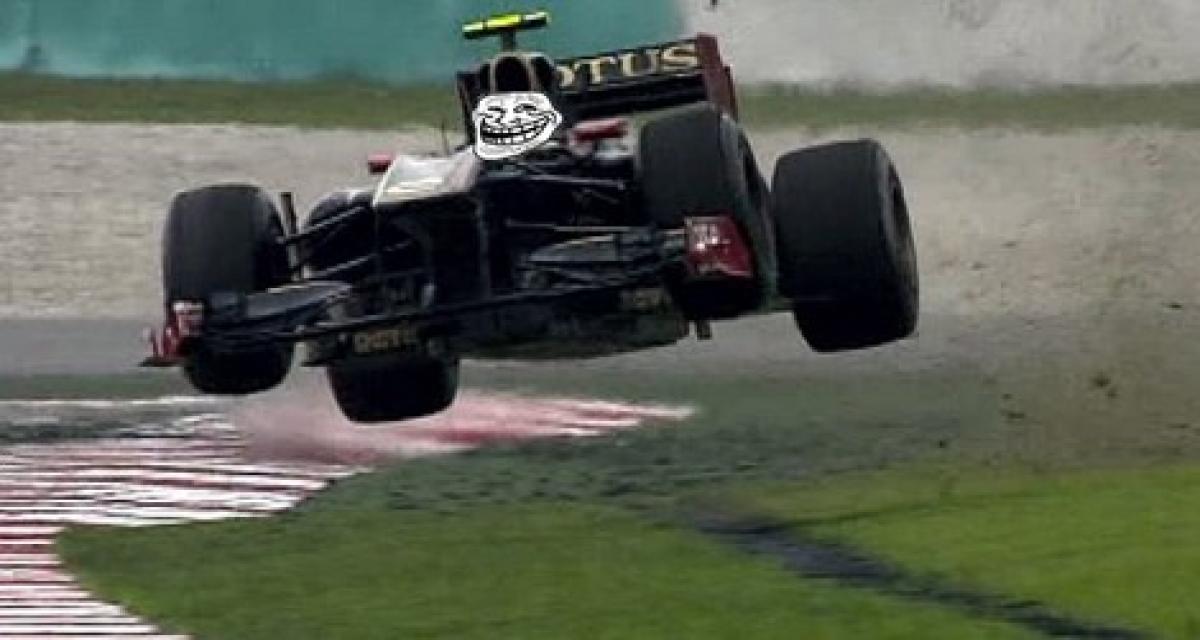 F1: le vol de Petrov version lulz