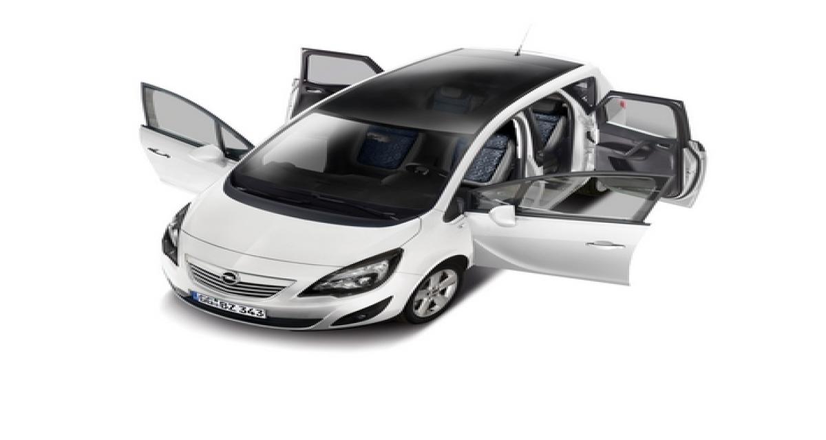 Opel Meriva Black and White Edition : plus séduisant encore