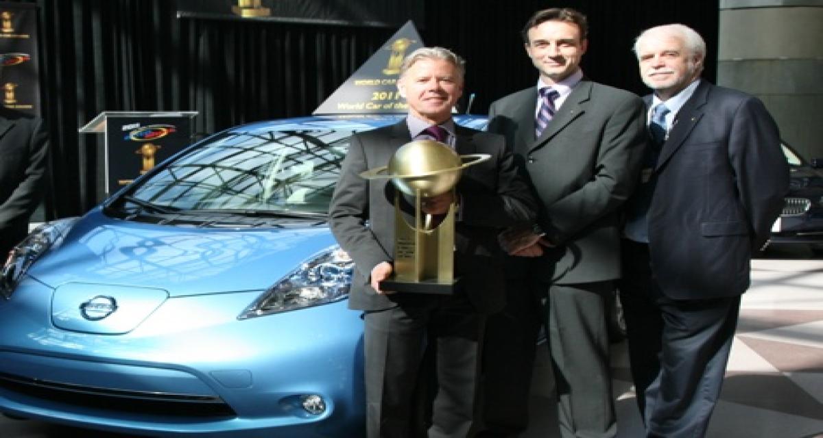 World Car of the Year 2011: c'est la Nissan Leaf qui l'emporte