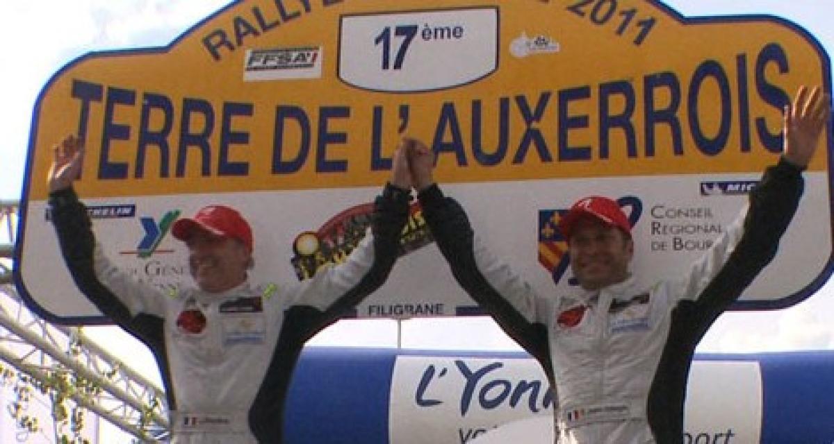 Championnat de France des Rallyes Terre : victoire de Simon Jean-Joseph au Terre de l'Auxerrois