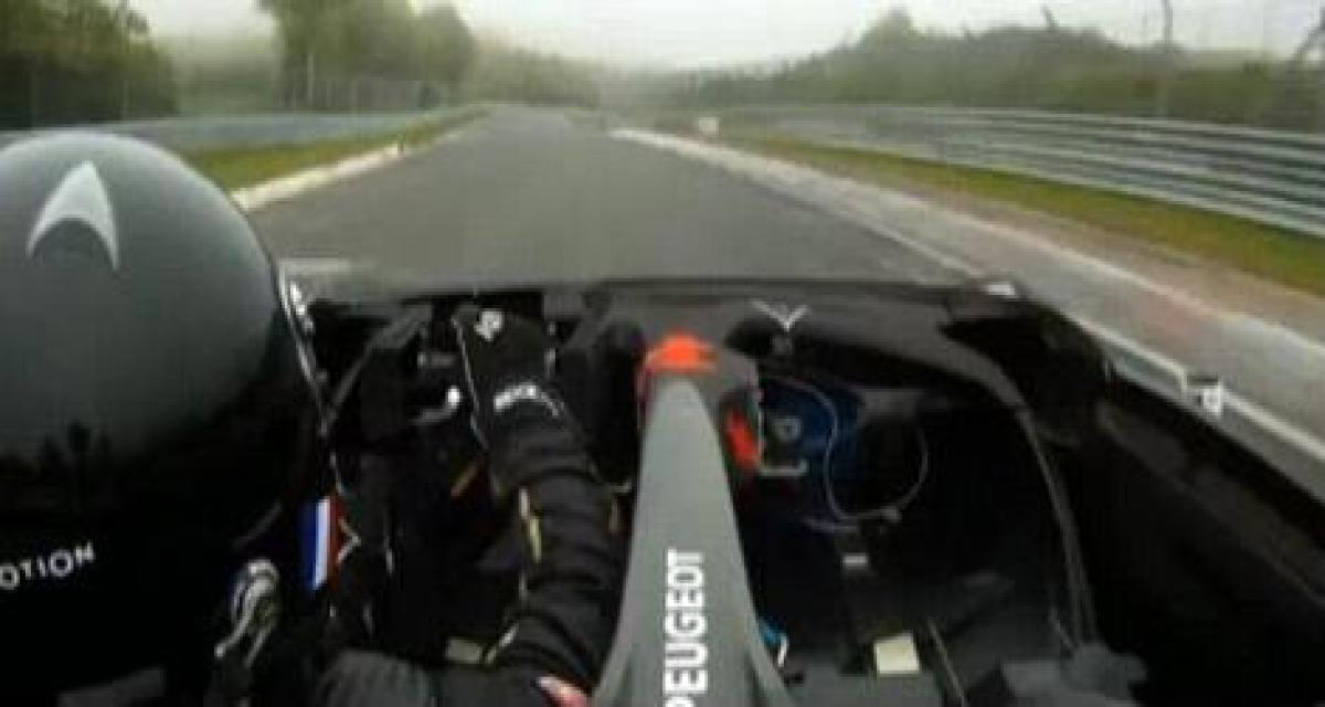 Peugeot EX1 sur la Nordschleife : vidéo du chrono record