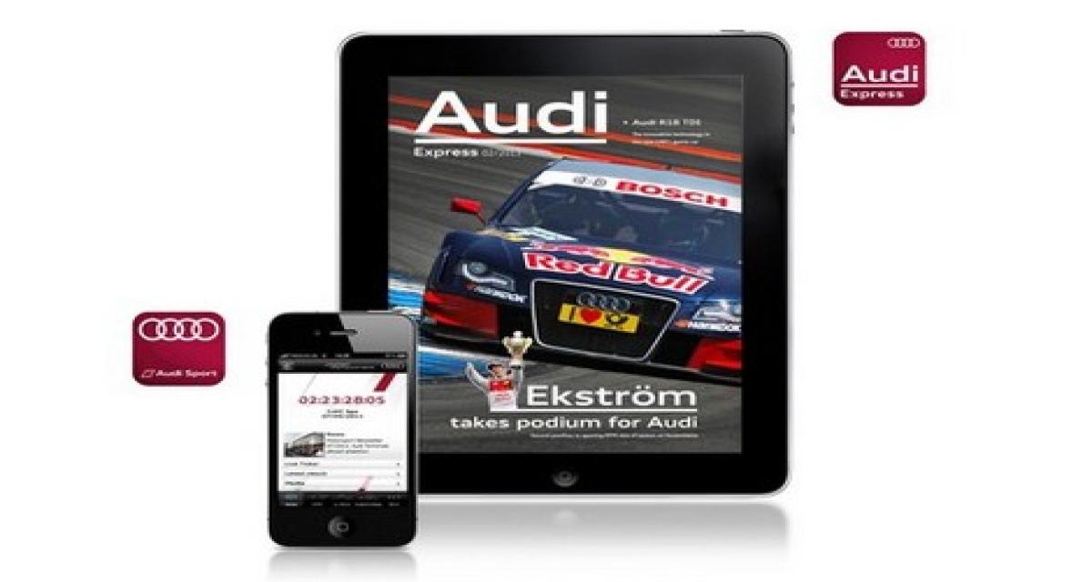 Nouvelle application chez Audi Motorsport