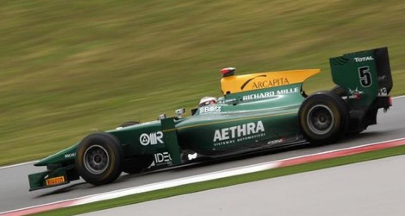  - GP2 : Romain Grosjean partira en pole pour la 1ere course
