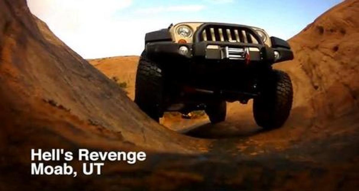 Jeep : Wrangler rime bien avec crapahuteur (vidéo)