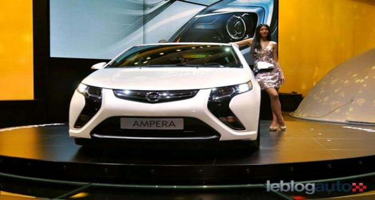 Opel France espère vendre 1500 Ampera par an