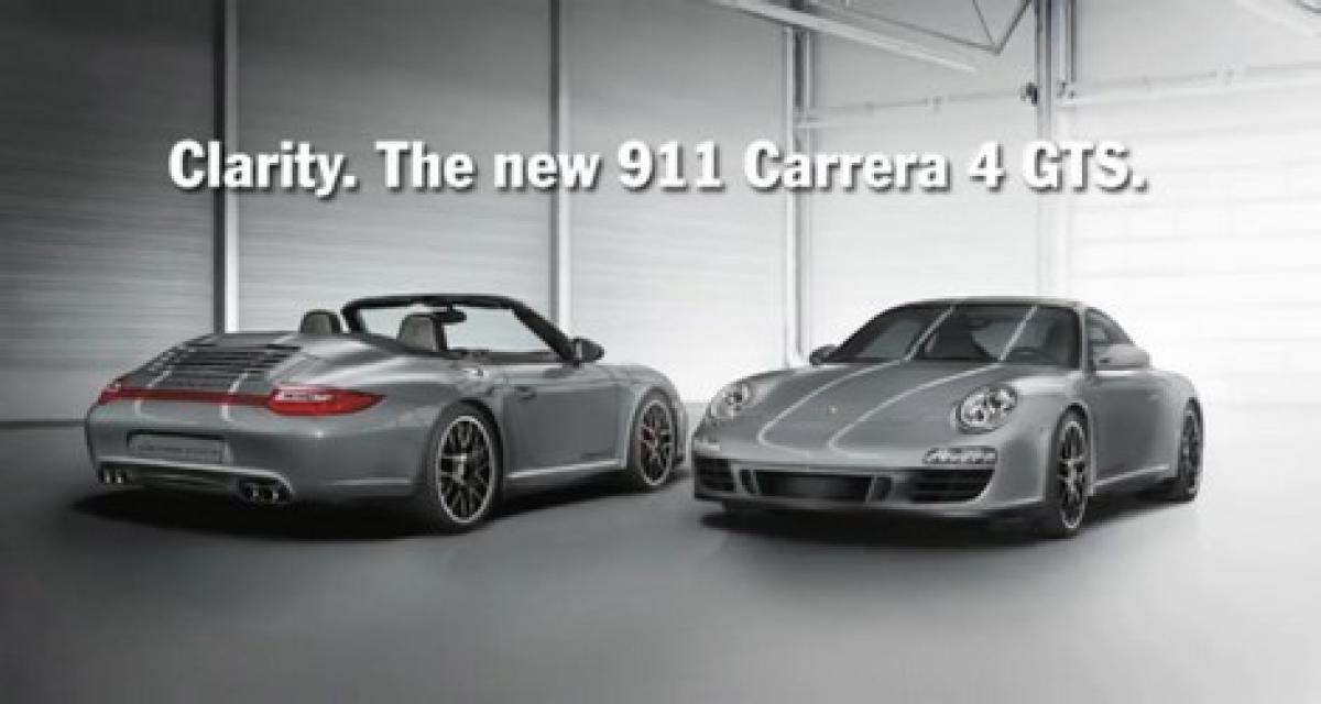 Vidéo : la Porsche 911 Carrera 4 GTS s'inscrit dans la lignée