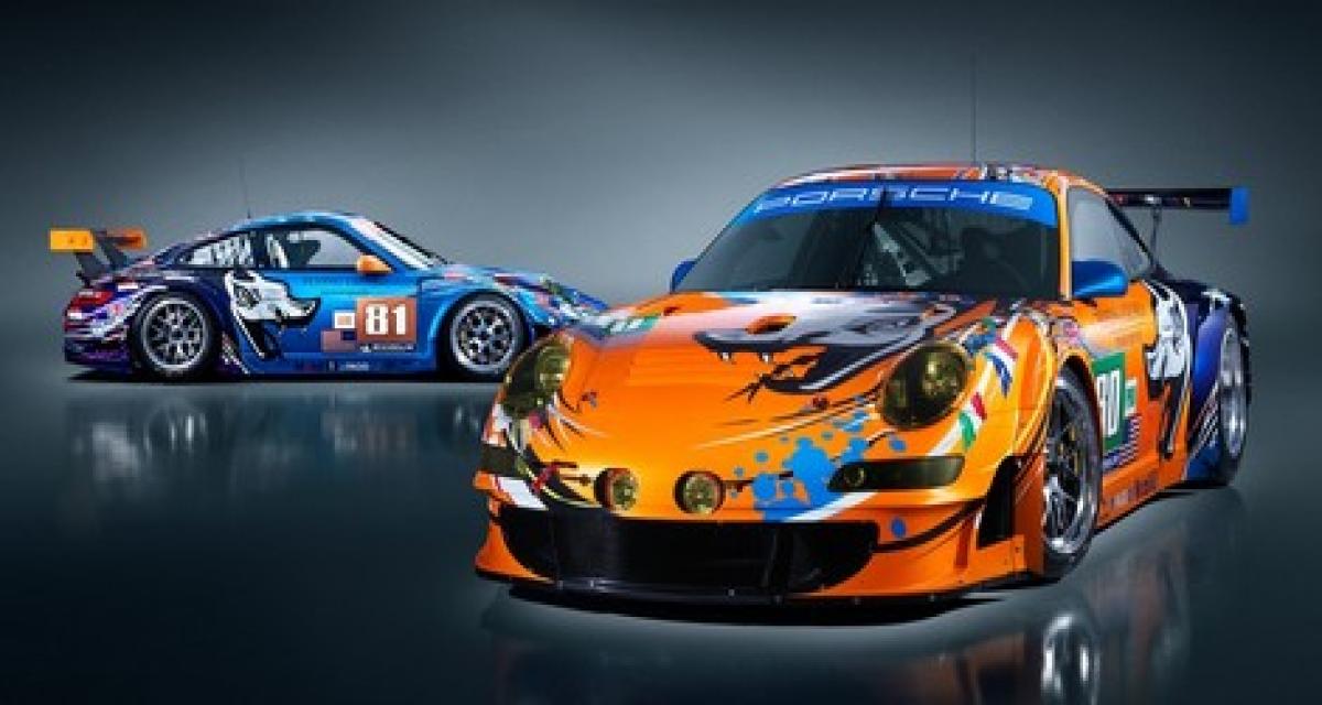 Livrée hommage pour les Porsche Flying Lizard du Mans