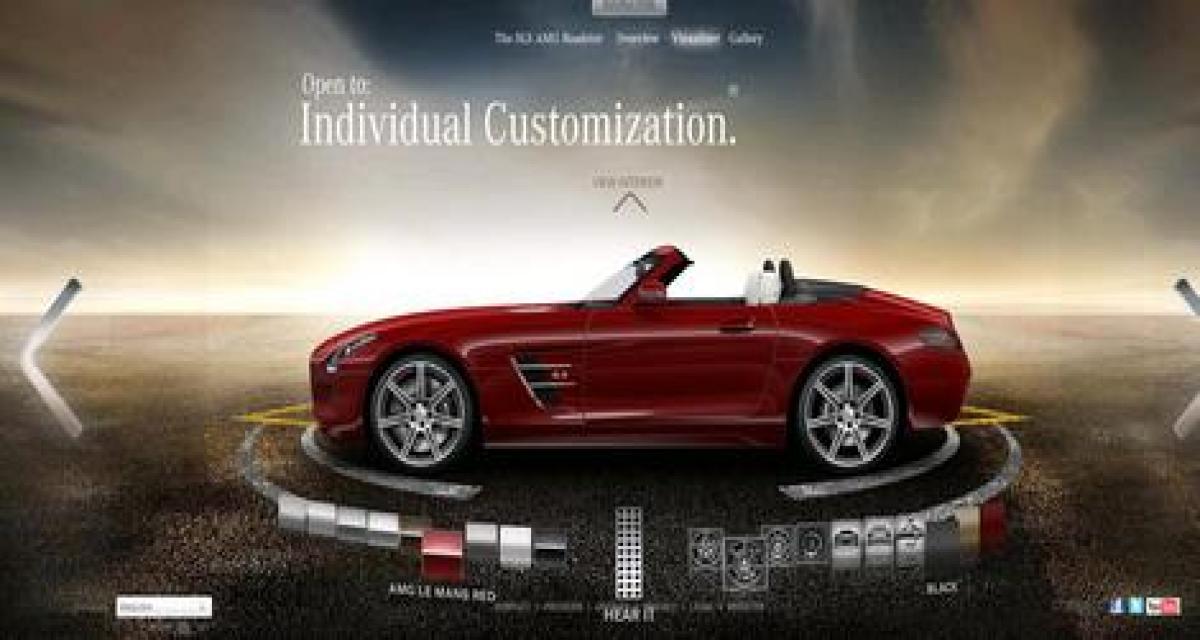 Fantasmes : configurez la Mercedes SLS AMG Roadster