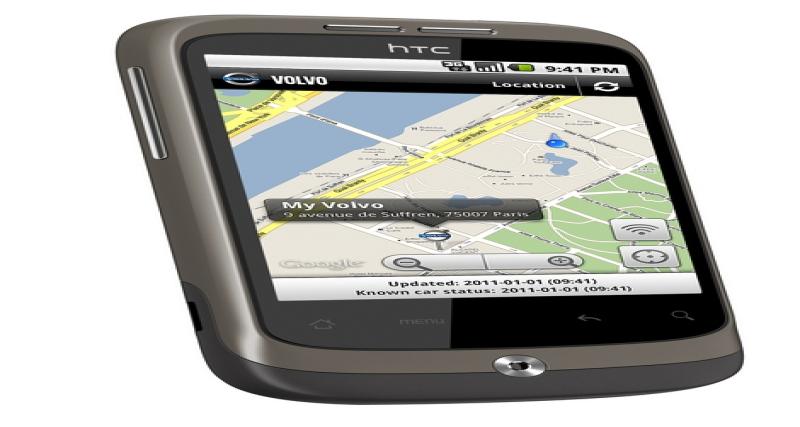  - Une application Volvo sur smartphone pour surveiller son véhicule