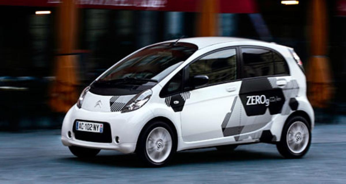 La C-Zero en location à 35€ la demi-journée via Citroën Multicity