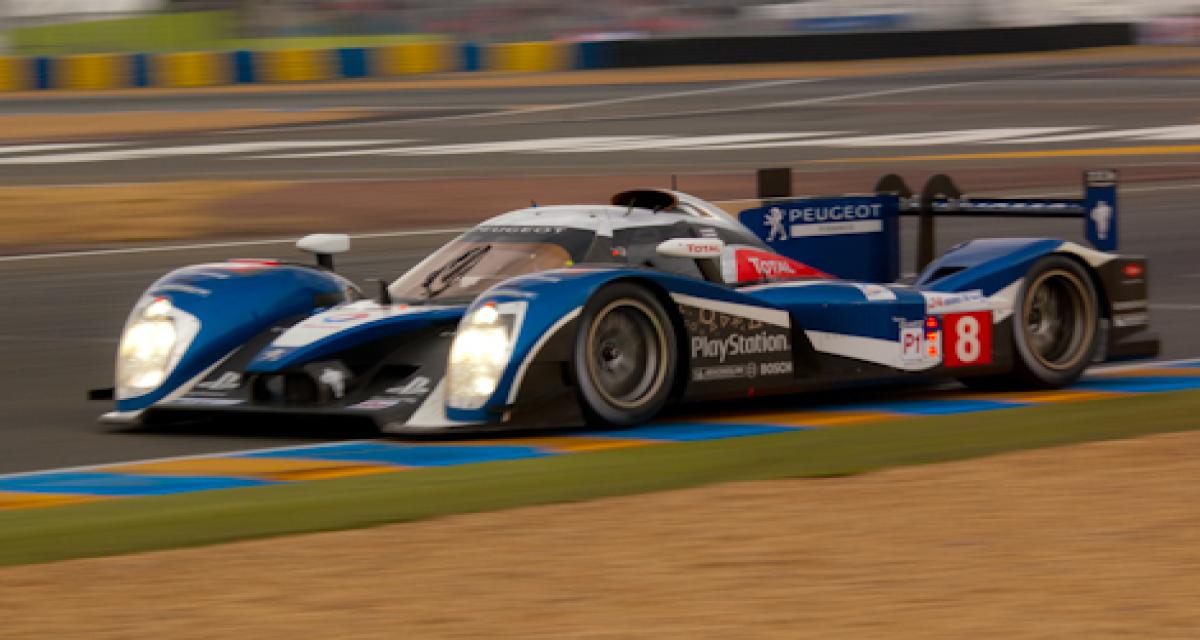 Le Mans : Peugeot en tête le mercredi