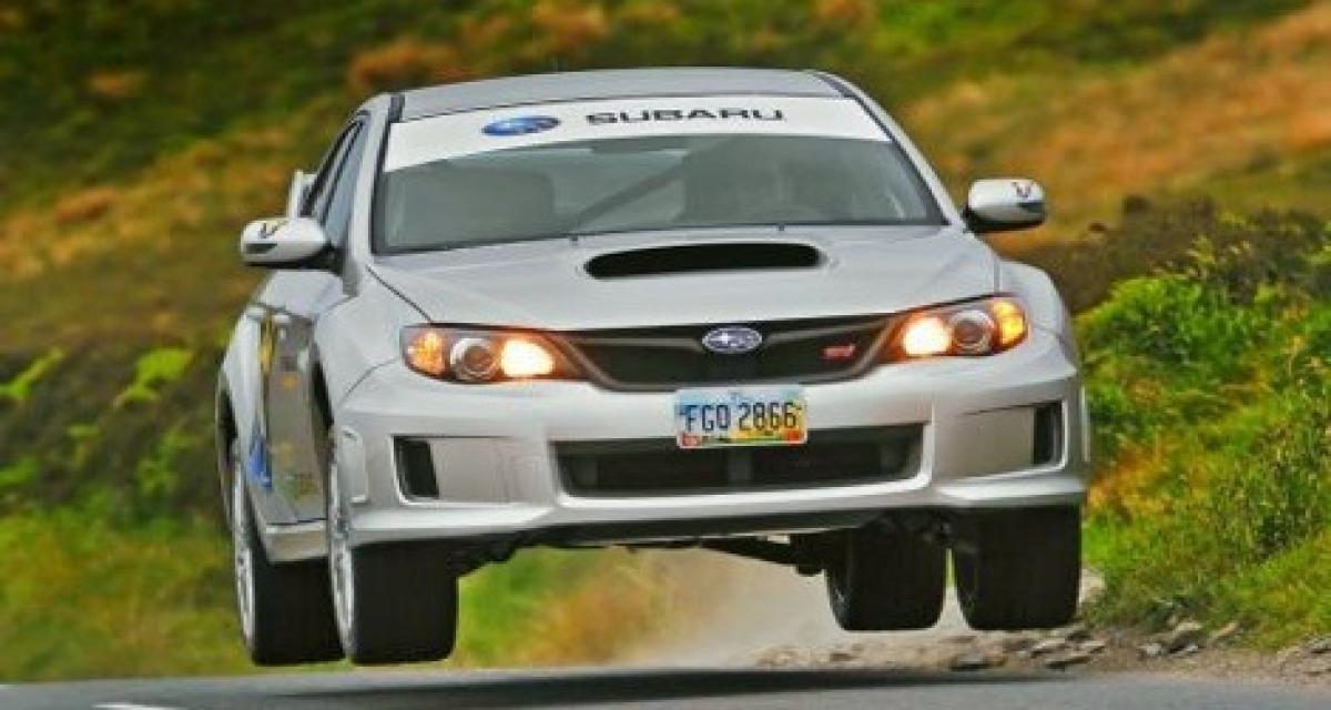Subaru prend le record du tour de l'Ile de Man