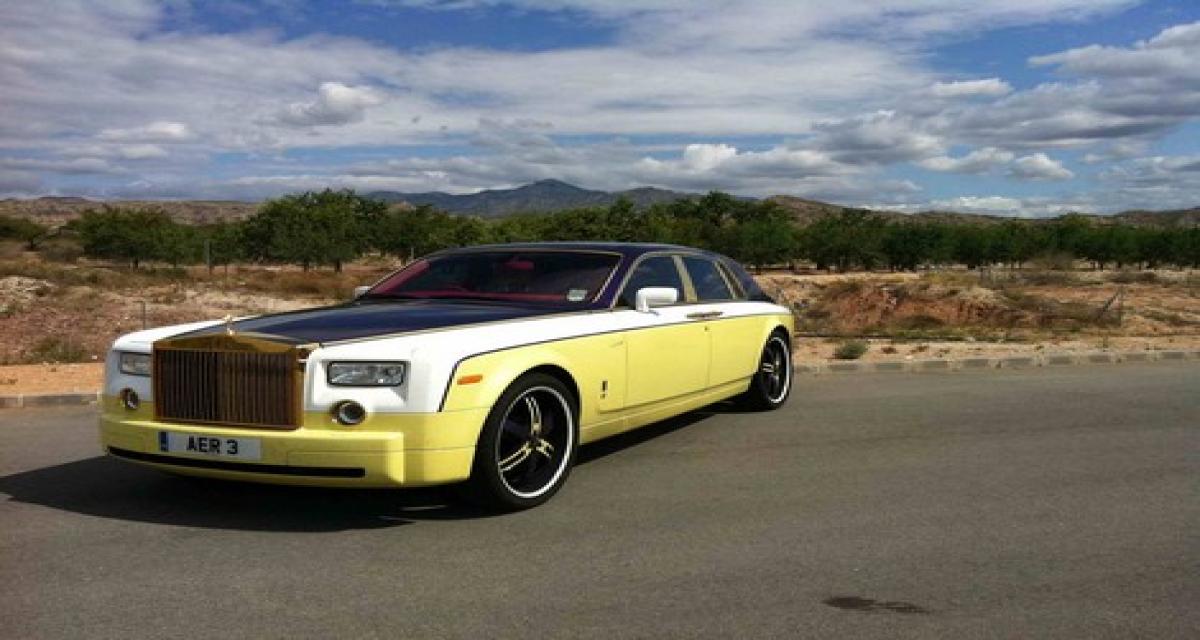 Attention aux yeux : Une Rolls-Royce Phantom un peu trop visible