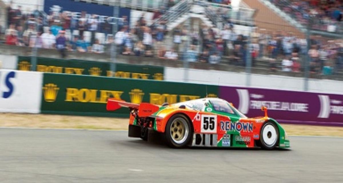 La Mazda 787B et Johnny Herbert au Mans 20 ans après