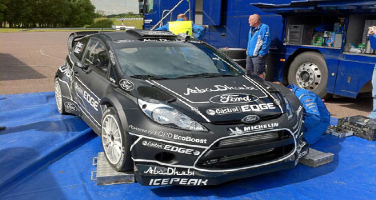 La Ford Fiesta WRC devient noire