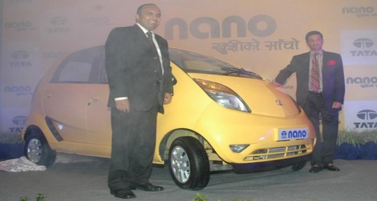 La Tata Nano arrive au Népal