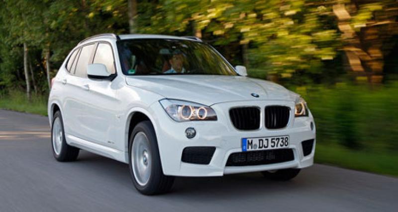  - BMW X1, nouvelles versions plus économes