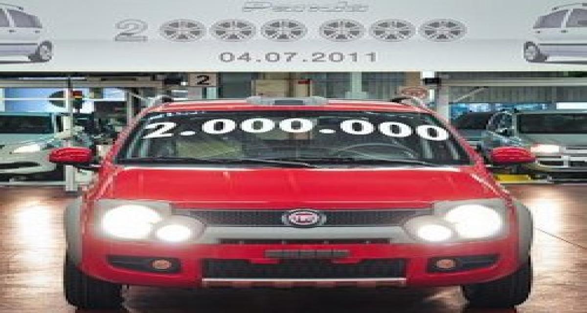 Fiat Panda II : deux millions d'unités produites