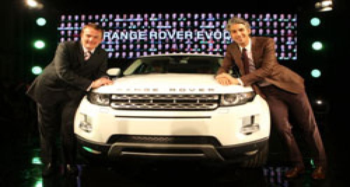 Début de production pour le Range Rover Evoque