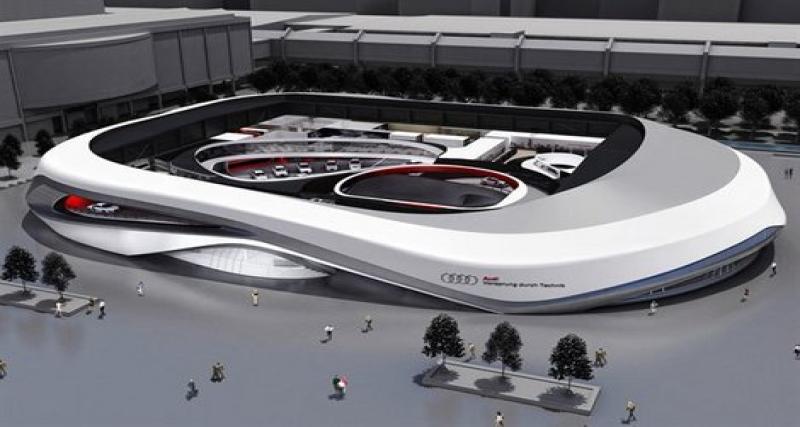  - Francfort 2011 : et voici le pavillon Audi 100 % "riesig"