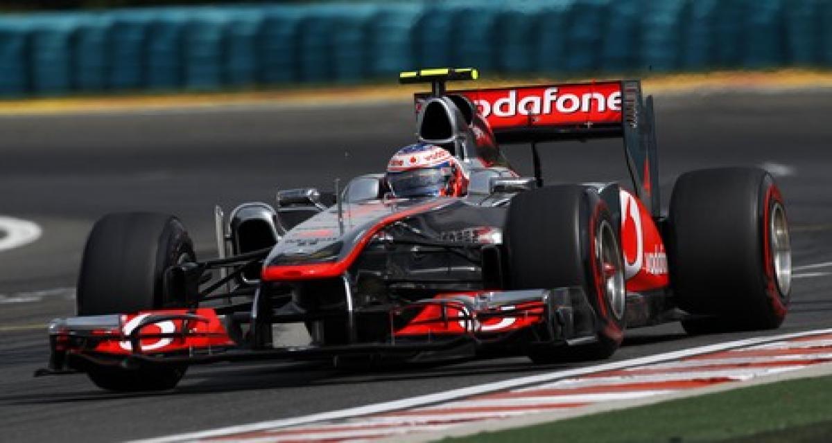 F1 Hungaroring 2011: Button célèbre sa 200eme
