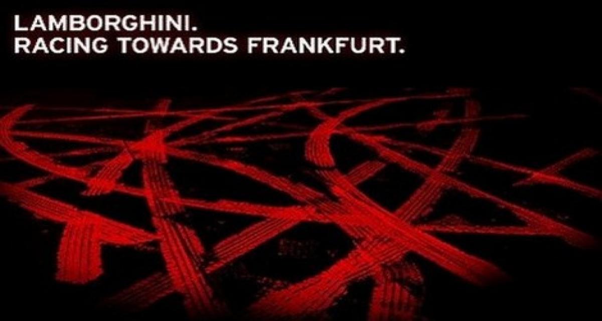 Francfort 2011 : une Lamborghini mystère en approche