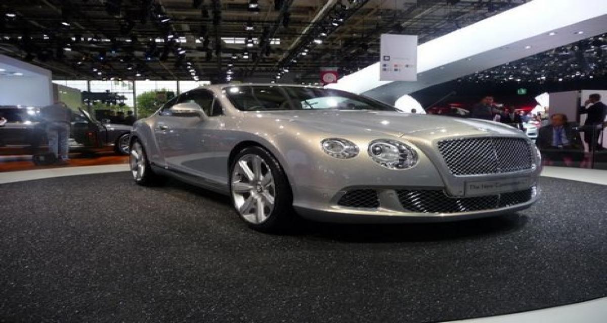 Detroit 2012 : Bentley Continental GT V8